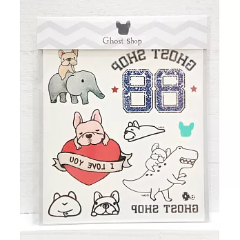 鬼畫福 紋身貼紙組合-象象隊