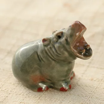 手工彩繪陶瓷河馬Hippo‧A款