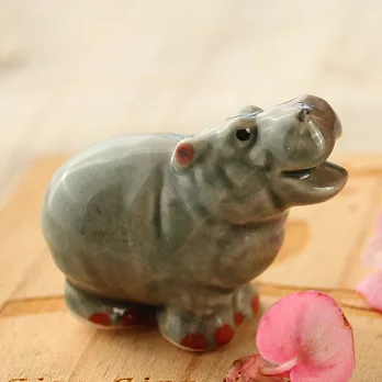 手工彩繪陶瓷河馬Hippo‧B款