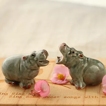 手工彩繪陶瓷河馬Hippo‧C款