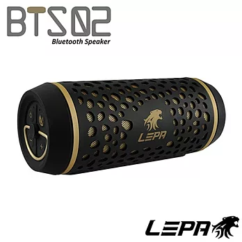 LEPA BTS02 隨身瓶造型 無線藍牙喇叭(NFC/藍牙連線+行動電源)黑色