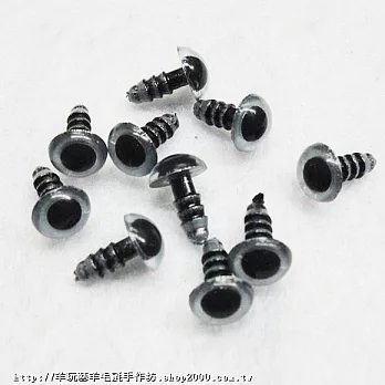 8MM(銀色)水晶彩色玩偶眼睛14入