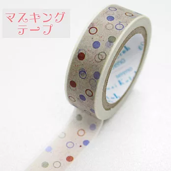 Shinzi Katoh 插畫家14紙膠帶15mm-點點