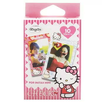 For instax mini 拍立得底片專用 卡通邊框貼紙(1盒裝)/KITTY款