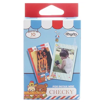 For instax mini 拍立得底片專用 卡通邊框貼紙(1盒裝)/拉拉熊款