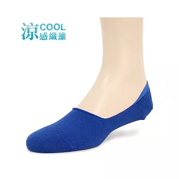 【 PuloG 】涼感一體成型隱形低口襪-L-寶藍