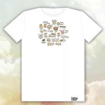 HAHAHANA - | 台灣美食小吃 | - 男M白色