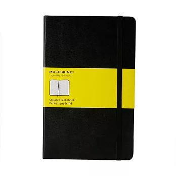 MOLESKINE 經典黑色硬殼筆記本240/方格SQUARED/大型LARGE