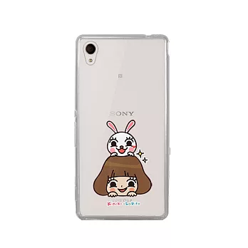 【Metal-Slim】SONY Xperia M4 Aqua 香菇妹香菇妹授權正版 TPU超薄果凍套 亮晶晶倆小無猜