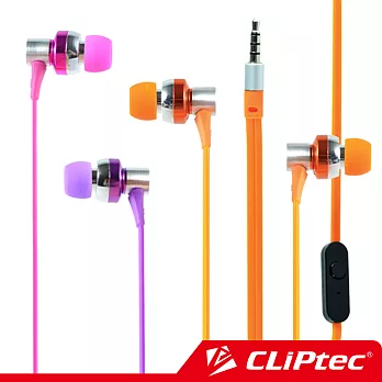 CLiPtec G-HALLO入耳式耳機麥克風橘色