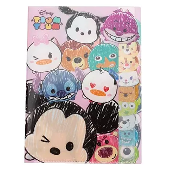 《sun-star》迪士尼TSUM TSUM五層分類文件夾(趣味手繪)