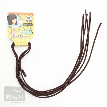實用55公分 長皮筋(台灣良品)*細 3入 咖啡*