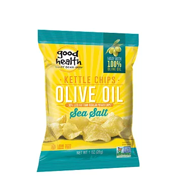 美國【Good Health】健康主義橄欖油洋芋片-經典海鹽