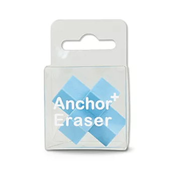 立體十字橡皮擦–淺藍色