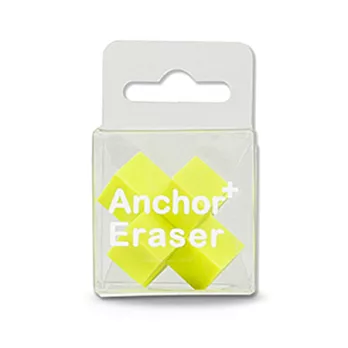 立體十字橡皮擦–黃色