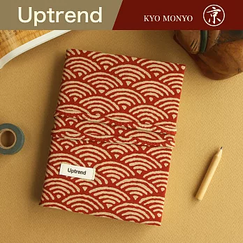 Uptrend 京文樣布手帳│青海波‧紅柿