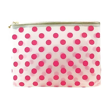 【LABCLIP】Neige 系列收納袋(M-拉鏈)/ 粉紅色