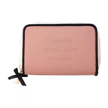 【LABCLIP】Flavie 系列卡片收納夾(拉鍊)/ 粉紅色