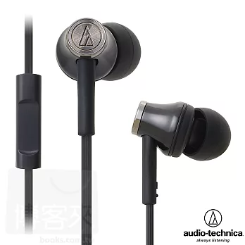 鐵三角 ATH-CK330iS 黑色 智慧型手機專用 耳道式耳機黑色