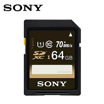 SONY 64GB SDXC U1 Class10 70M/s 高速記憶卡