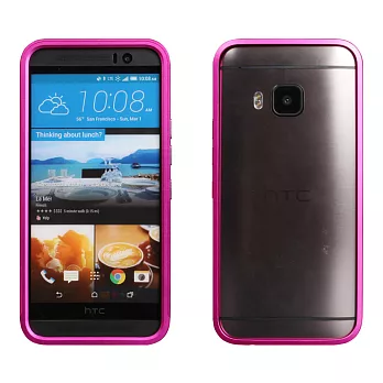 【BIEN】HTC One (M9) 炫彩流行兩件式金屬保護邊框 (紅)