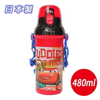 【閃電麥坤 Cars】直飲式背帶兒童水壺‧日本製Cars