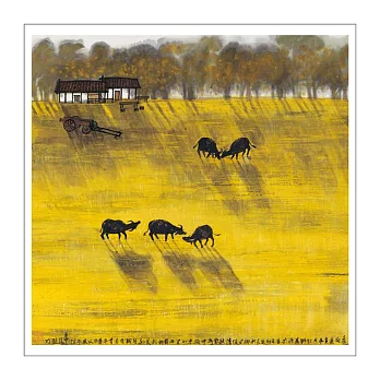 牧野風光 張韻明 名畫 典藏明信片 Ranch Scene, Chang Yun-min