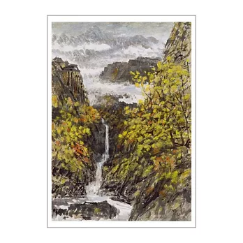 奇萊山 李澤藩 北美館典藏明信片 Mt. Qilai