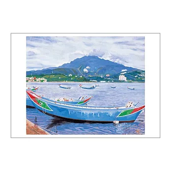 面山臨流 林玉珠 北美館典藏明信片 Landscape 1985