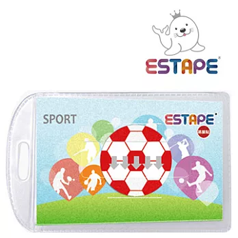 ESTAPE 造型易撕貼 足球紅 CHM3160