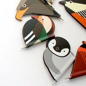 鳥類磁鐵書籤筆-國王企鵝