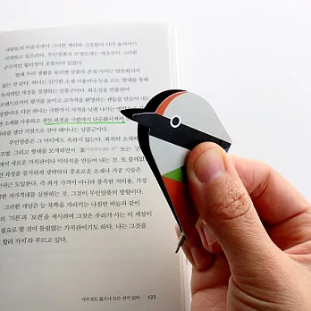 鳥類磁鐵書籤筆-八色鳥