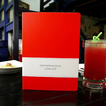 《Conifer》16K 環保概念精裝 [橫線筆記]紅色