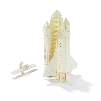 Papero紙風景 DIY迷你模型-太空梭/Space Shuttle
