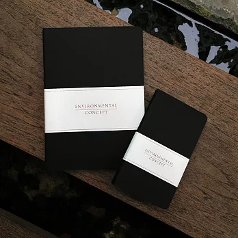 《Conifer》 60K 環保概念精裝 [橫線筆記]黑色