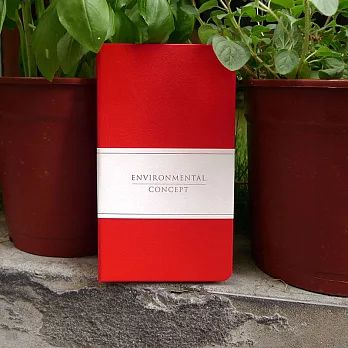 《Conifer》 60K 環保概念精裝 [橫線筆記]紅色