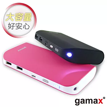 gamax 18000mAh可充式高品質鋰離子行動電源 / 行動充_PT-1810桃紅色