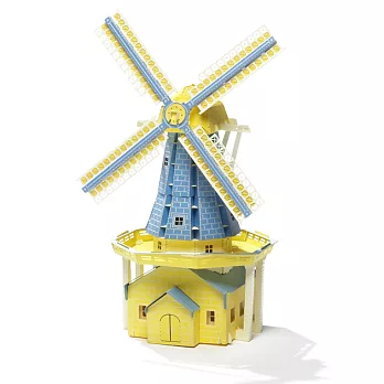 Papero紙風景 DIY迷你模型 - 風車坊(藍)/ Windmill(BLUE)