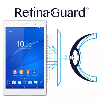 RetinaGuard 視網盾 Sony Xperia Z3 tablet compact 眼睛防護 防藍光保護膜