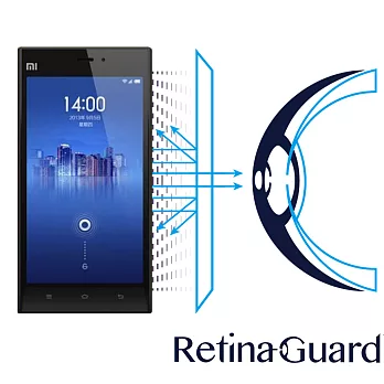 RetinaGuard 視網盾藍光膜 小米手機3 眼睛防護 防藍光保護膜