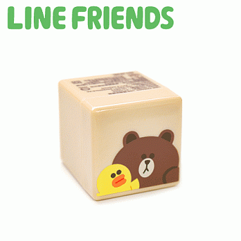 LINE FRIENDS ColorCube 2.4A 高速輕巧易收USB充電器 LN-CR23莎莉&熊大莎莉&熊大