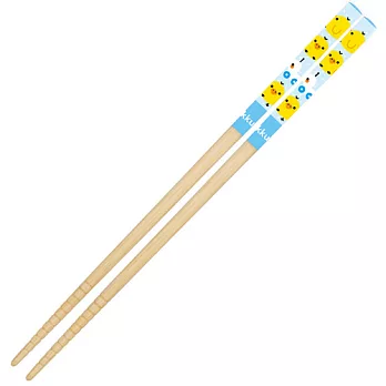San-X 拉拉熊滿滿懶熊生活系列竹製筷子。小雞