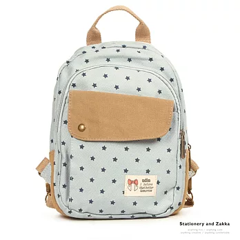 Q-ME兩用後背包│藍底小星星