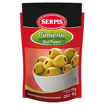 西班牙Serpis橄欖鑲紅椒 170g