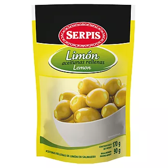 西班牙Serpis橄欖鑲檸檬 170g