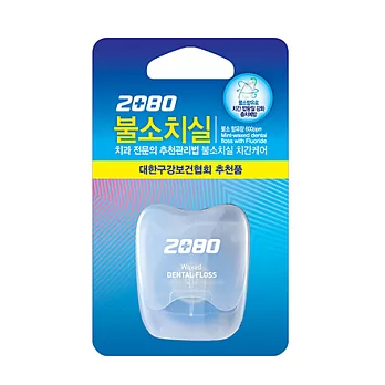 【韓國2080】寬扁線含氟防蛀潔牙線40M