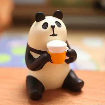 【DECOLE】concombre_喝著啤酒的熊貓