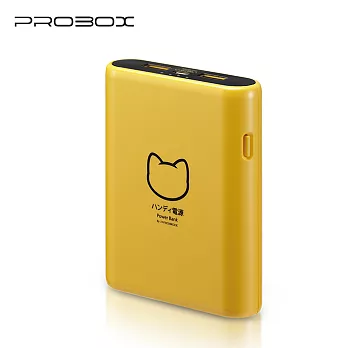 PROBOX 三洋電芯 貓之物語系列 10400mAh 行動電源-黃色
