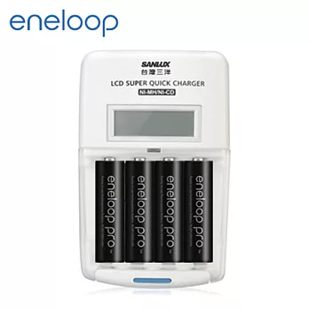日本Panasonic國際牌eneloop高容量充電電池組 (旗艦型充電器+3號4入)