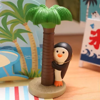 【DECOLE】concombre_躲在椰子樹後的企鵝